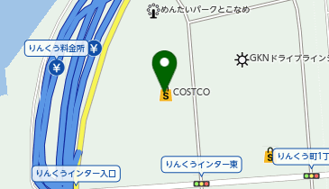 COSTCO中部空港倉庫店の地図画像