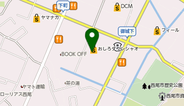 バーガーキング西尾シャオ店の地図画像