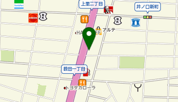 ゆず庵岡崎店の地図画像