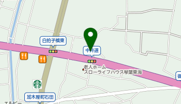 ゆず庵東海店の地図画像