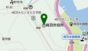 鳥羽市役所の地図画像