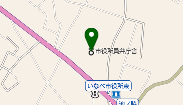 いなべ市役所員弁庁舎の地図画像