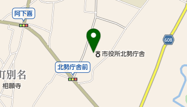 いなべ市役所北勢庁舎の地図画像