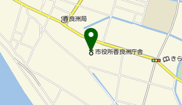 津市役所香良洲庁舎の地図画像