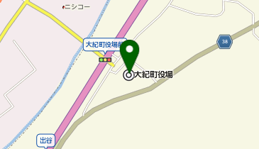 大紀町役場の地図画像