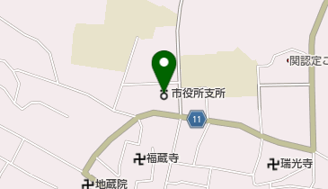 亀山市関支所の地図画像