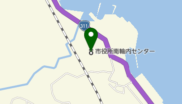 尾鷲市役所南輪内センターの地図画像