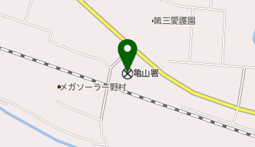 亀山警察署の地図画像