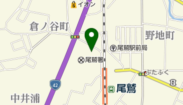 尾鷲税務署の地図画像