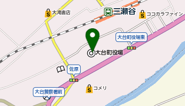 大台町こども家庭センターの地図画像