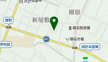 桑名市日進まちづくり拠点施設の地図画像