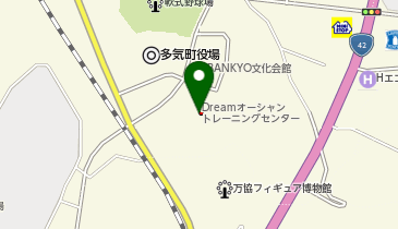 Dreamオーシャントレーニングセンターの地図画像