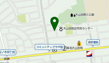 桑名市消防本部の地図画像