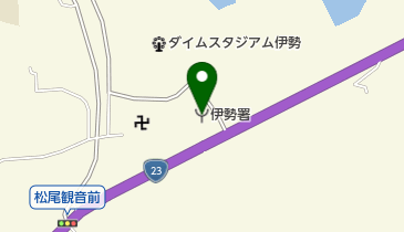 伊勢市消防署の地図画像