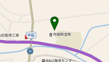 伊賀消防署大山田分署の地図画像