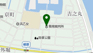 桑名簡易裁判所の地図画像