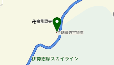 金剛證寺宝物館の地図画像