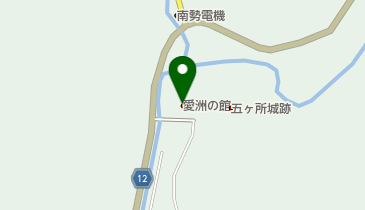 愛洲の館の地図画像