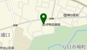 伊勢市立伊勢図書館の地図画像