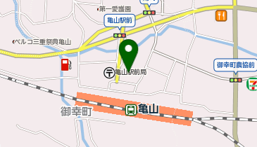 亀山市立図書館の地図画像