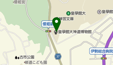 皇學館大学神道博物館の地図画像
