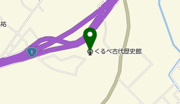 くるべ古代歴史館の地図画像