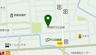 ハヤシユナイテッド文化ホール鈴鹿の地図画像