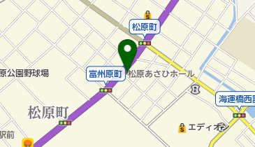 松原あさひホールの地図画像