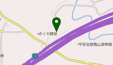 亀山市斎場の地図画像