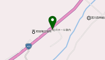 JA多気郡虹のホール領内の地図画像