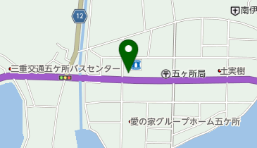 百五銀行五ケ所支店の地図画像