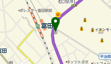 北伊勢上野信用金庫富田支店の地図画像