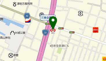 三菱UFJ銀行伊勢支店の地図画像