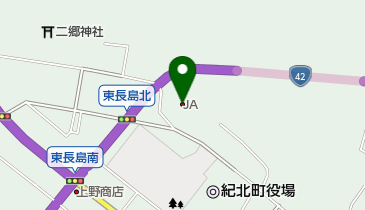 JA伊勢紀北支店の地図画像