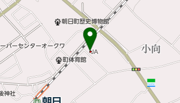 JAみえきた朝日支店の地図画像