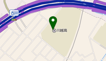 三重県立川越高校の地図画像