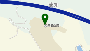 三重県立桑名西高校の地図画像