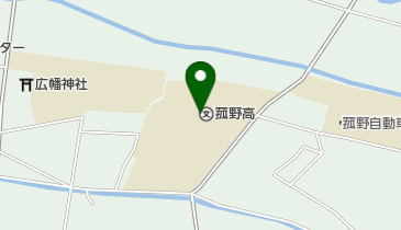 三重県立菰野高校の地図画像