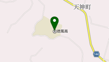 私立徳風高校の地図画像