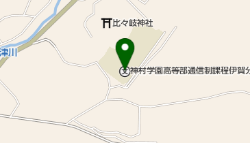 私立神村学園高等部伊賀の地図画像