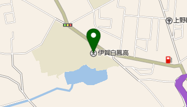 三重県立伊賀白鳳高校の地図画像