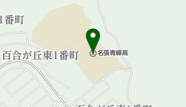三重県立名張青峰高校の地図画像