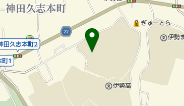 伊勢市立倉田山中学校の地図画像