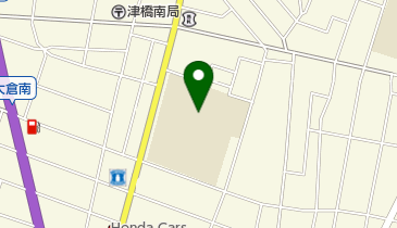 津市立橋南中学校の地図画像