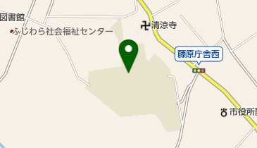 いなべ市立藤原中学校の地図画像