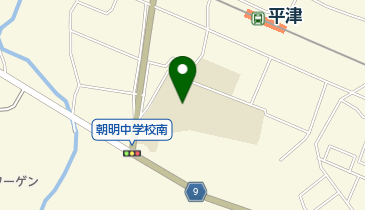 四日市市立朝明中学校の地図画像