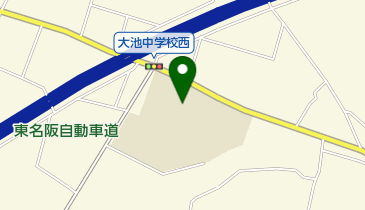 四日市市立大池中学校の地図画像