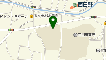 四日市市立笹川中学校の地図画像