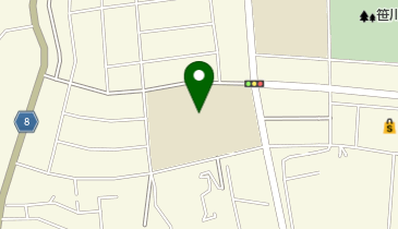 四日市市立西笹川中学校の地図画像