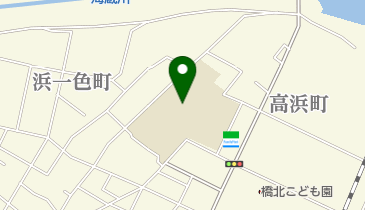 四日市市立橋北中学校の地図画像